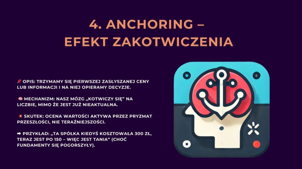 anchoring, efekt zakotwiczenia