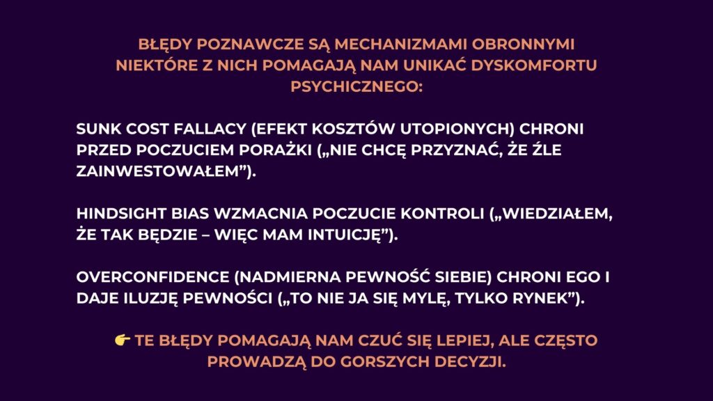 błędy poznawcze w tradingu prezentacja